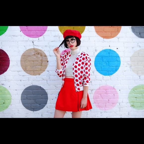 Dotty Silk Bomber Betty & Veronica Collection - Picture 6 of 6